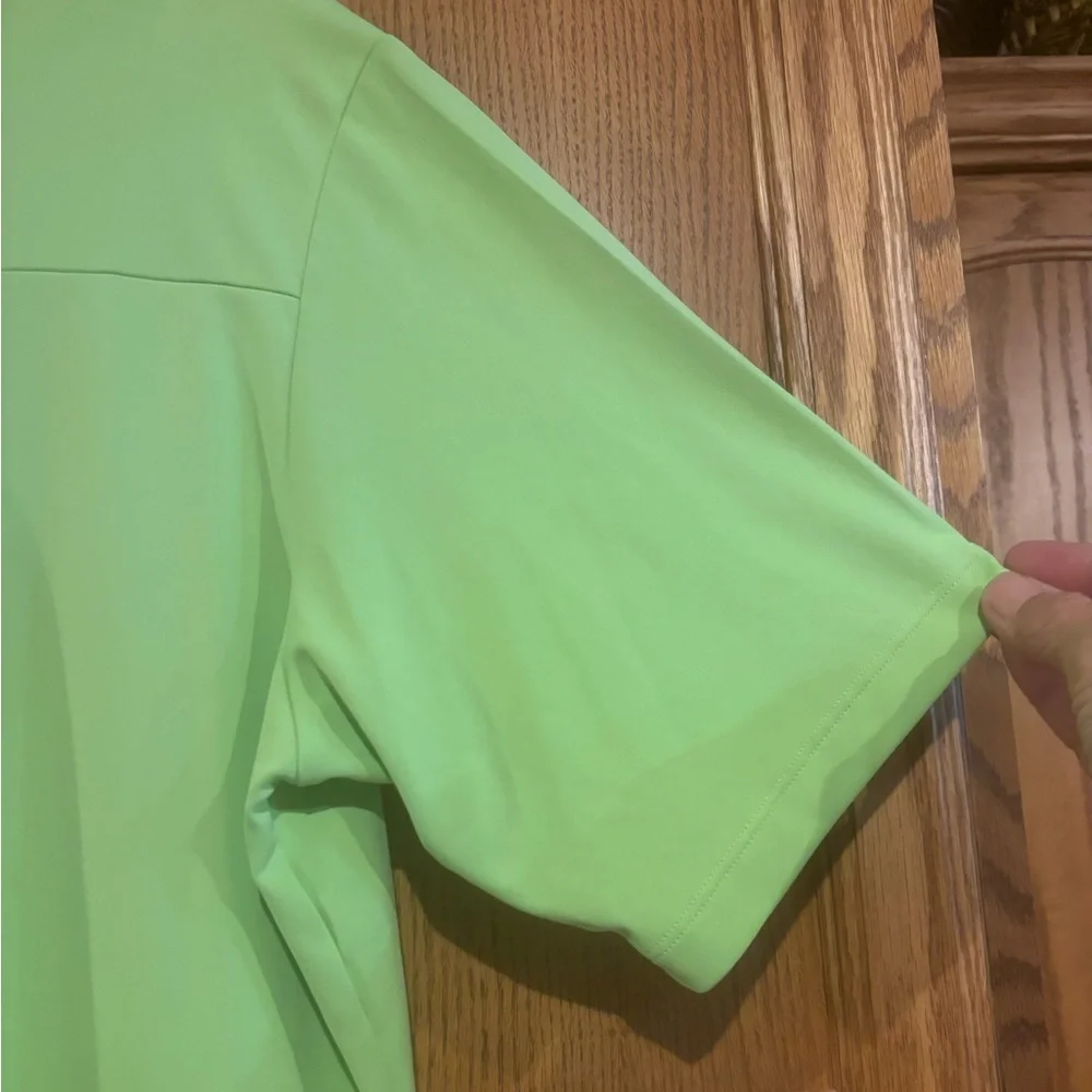 Adidas Golf Polo Men’s Size Large Lime Neon Chartreuse Green